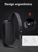 Mochila Anti-Furto com Senha USB Slim Bag
