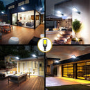 Kit de Refletores Led Solar 6000 Lumens com Sensor de Movimento